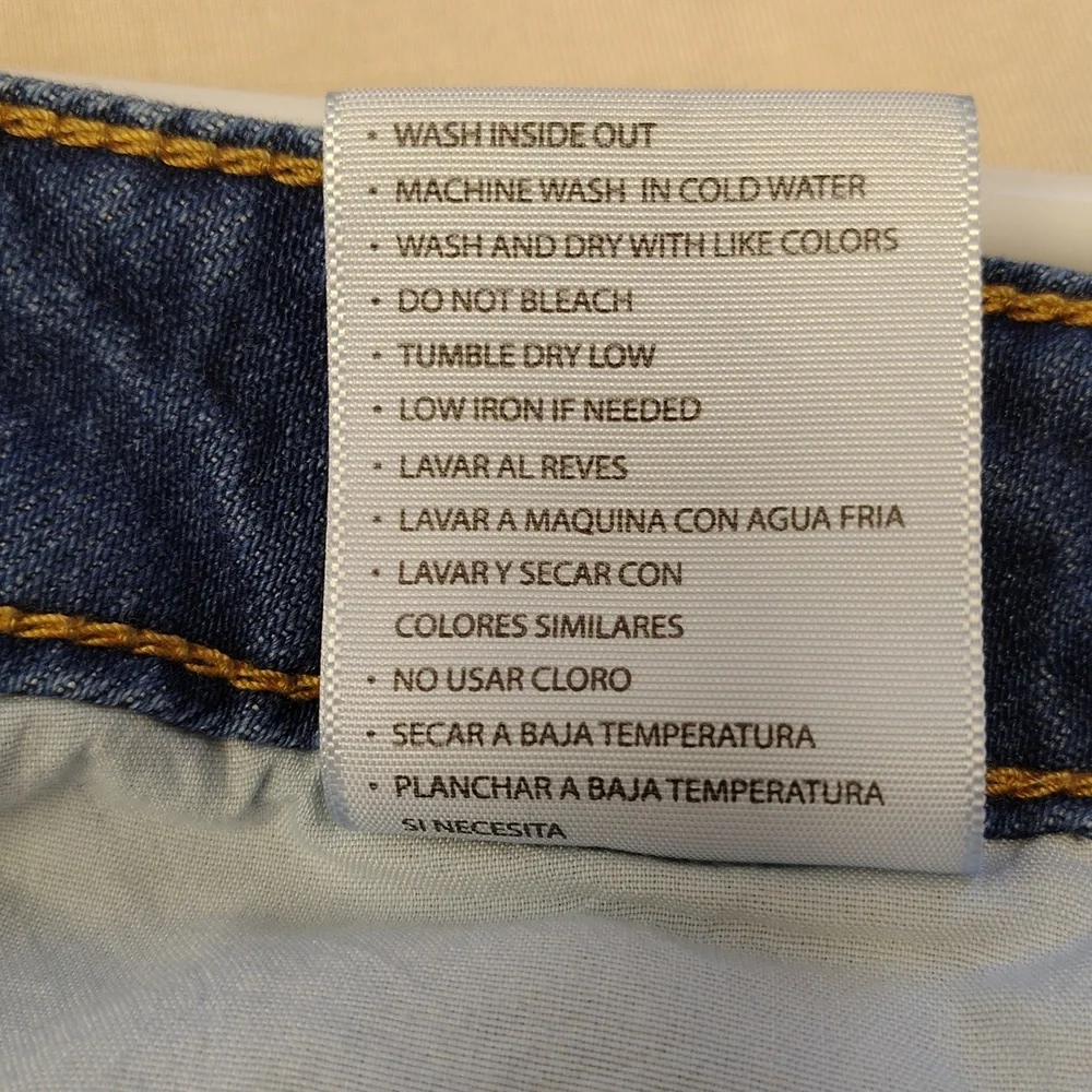 KanCan Blue Distressed Jean Shorts - Picture 9 of 9